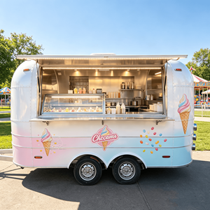 Food Trailer USA Standard Concession Food Trailer Commercial Mobile Restaurant Kitchen Fully Equipped Mobile Food Truck Trailer - Product Image 3