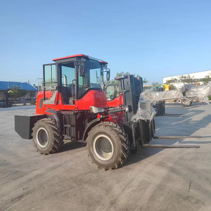 รถยก 4x4 ยี่ห้อจีน พร้อมบุ้งกี๋ติดเครน รุ่น ZLIN 5T รถยกสำหรับใช้งานนอกพื้นที่ รถยกดีเซล 5 ตัน ขาย - Product Image 1