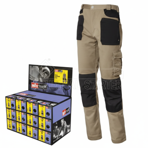 Pantalones elásticos para hombre Diseño cúbico para comodidad y estilo - Product Image 1