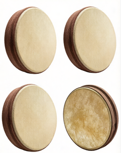 Parche de tambor de 12 pulgadas fabricado en fábrica - Material sintético duradero, ajuste universal, especializado para tambores africanos. - Product Image 2