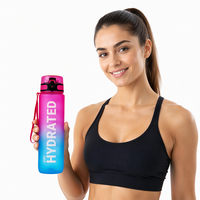 Bouteille d'eau sport de 32 oz, réutilisable, grande capacité, pour la salle de sport, la remise en forme, les sports de plein air, logo personnalisé OEM
