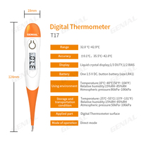 Termometer Digital Bayi T17 Berkualitas Baik Harga Terjangkau Akurasi Tinggi Ujung Fleksibel Garansi 5 Tahun