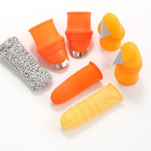 Siliconen Duimmes Vingerbeschermer Tandwielen Tuinieren Plukgereedschap Duimsnijder - Product Image 3