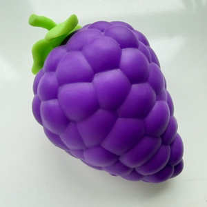 Novelty Simulation Extra Large Purple Grape Squishy Fruit Slow Rising Stress Relief <b>Educational</b> <b>Toy</b> Wholesale - Product Image 4