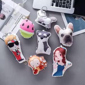 Nouvelle conception, porte-clés personnalisés en coton PP sur le thème de l'anime, mignons et tendance, avec métal souple, créez votre propre logo, vente en gros pour mobiles - Product Image 3