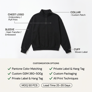 <span class=keywords><strong>Felpa</strong></span> <span class=keywords><strong>con</strong></span> Zip a un Quarto Personalizzata OEM/ODM per Donna, Collo Alto, <span class=keywords><strong>Felpa</strong></span> Corta <span class=keywords><strong>con</strong></span> <span class=keywords><strong>Cerniera</strong></span>, Oversize, Sportiva, per Palestra e Yoga - Product Image 2