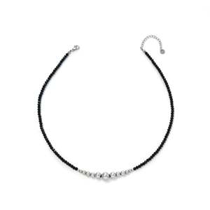 Collier à perles tendance en acier inoxydable 316L avec placage or PVD, design durable et résistant - Product Image 1