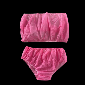 Ropa interior no tejida desechable al por mayor de fábrica profesional y sujetador desechable para mujer para uso en masajes de spa de belleza - Product Image 5