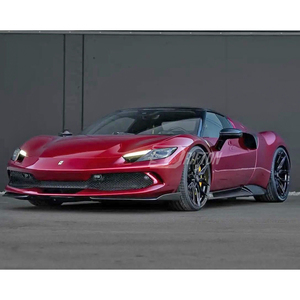 Tailormade Carbon Fiber Front <b>Splitters</b> <b>Lip</b> For Ferrari 296 GTB & GTS 2021-2025 NOVIT Style - Product Image 2
