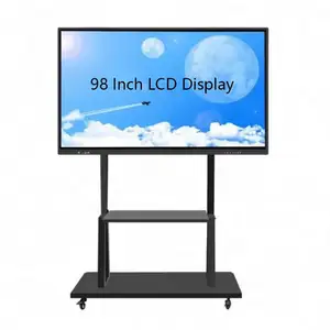 98 Zoll 4k Digital Signage Touchscreen für die interne Kommunikation Große interaktive LCD-Touchscreen-Displays
