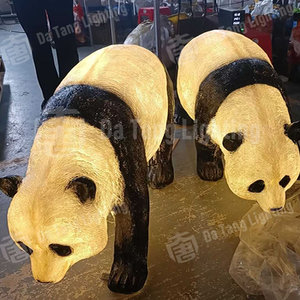 Luces LED con diseño de panda para exteriores IP65 para decoración de parques, jardines y eventos - Product Image 4