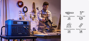 Oukitel bp2000 Pro 3600W Powerstation 2-16kwh mở rộng pin năng lượng mặt trời Máy phát điện ứng dụng kiểm soát nhà máy điện cầm tay - Product Image 4