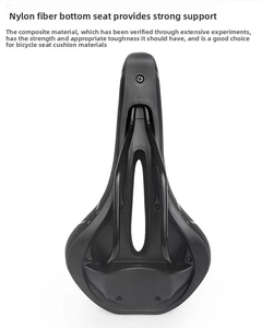 Sillín de Bicicleta de Montaña Transpirable con Silicona y Ventilación, Asiento Cómodo Unisex para Adultos, Diseño Minimalista - Product Image 3
