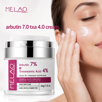 Crème Visage Anti-Taches Alpha Arbutin 7.0 TXA 4.0 à Marque Blanche – Acide Tranexamique, Niacinamide, Éclaircissante – Soin Coréen OEM