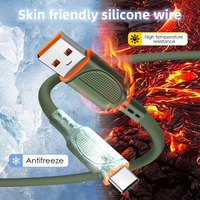 Cable de Datos USB-C a Tipo-C Multifunción de Carga Rápida 6A con Núcleo de Cobre Puro de Excelente Calidad, Origen: Pakistán
