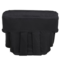 Fauteuil de sol réglable en tissu sans pieds, avec structure en tube d'acier, pour la maison, siège de stade, noir - Vente en gros