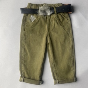Pantalones largos informales y cómodos para niños, pantalones suaves, ligeros, con cintura elástica, holgados, agradables para la piel, de nailon/algodón, para la escuela y el día a día - Product Image 5