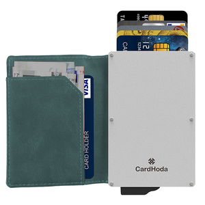 Porte-cartes RFID en cuir PU CardHoda, portefeuille court minimaliste unisexe, fermeture pliante, 6 pouces, cadeau, fabriqué en Chine - Product Image 1