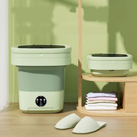 Nouvelle arrivée 2026, mini lave-linge sécheuse entièrement automatique 2 en 1, faible bruit, compact, pour les vêtements de bébé, les sous-vêtements