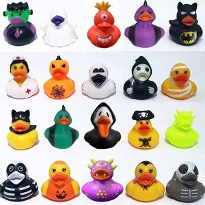 Canardons en caoutchouc de 2 pouces pour le bain de bébé, assortiment de canards décoratifs pour enfants, jouets pour Halloween - Product Image 3