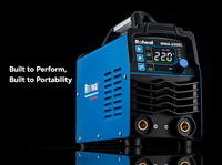 Machine à souder à l'arc Rolwal MMA-220 à moteur DC à onduleur, nouvel écran LCD, 220V, nouvelle génération