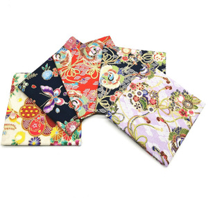 Nouveau Tissu en Coton Pur Épais Imprimé Paon Doré pour Patchwork DIY et Artisanat de Couture - Product Image 3