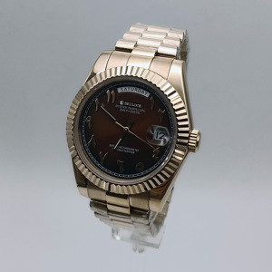 Reloj formal de negocios Miyota8285 con caja de acero inoxidable y esfera árabe para hombre - Product Image 2