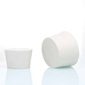 Tapones de goma para frascos de laboratorio, color blanco sólido, tamaños 000 a 23, tapones de sellado, tapones de drenaje - Product Image 3