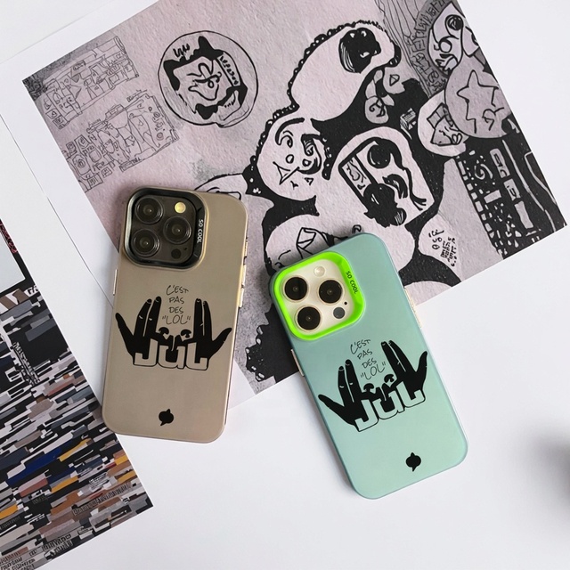 Designer Fashionable PC Phone Case Shell for iPhone 7 8 Plus XR XS 11 12 13 14 15 16 Pro Max Coque Jul Mobile Phone Cases