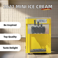 2025 certifié CE Mini machine à crème glacée molle nouvelle condition 3 saveurs pour le Offre Spéciale d'utilisation de restaurant
