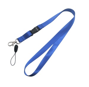 Cheapest Promotional Gift Custom Full Color Printing Polyester Lanyard With Keychain and Mobile Strap