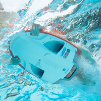 Planche de natation électrique portable rechargeable motorisée pour enfants débutants, idéale pour les activités aquatiques en piscine et à la plage