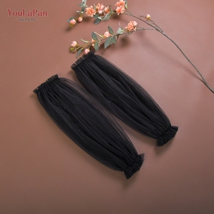 YouLaPan VM10 Boléros longs détachables pour <span class=keywords><strong>femme</strong></span>, manches longues, sans manches, accessoires de mariage, printemps/été - Product Image 2