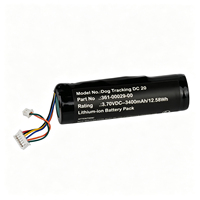Baterai 3400mAh untuk Garmin DC20, DC 20, DC30, DC40 Dog Tracking Collar, 361-00029-00