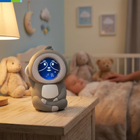 Réveil d'entraînement au sommeil pour enfants paresseux intelligent Veilleuse à réglage du volume à 4 niveaux Écran LED intelligent Salon à la maison