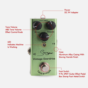 بيع بالجملة OEM تأثيرات زائدة الغيتار الكهربائي الفردي متعدد التأثير دواسة تأثيرات دواسة دواسة مع شاشة Lcd 9V con; GUA - Product Image 6