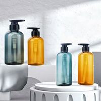 Bouteilles en plastique PET 250ml 300ml 500ml avec pompe à lotion, support de personnalisation 24mm/28mm pour shampoing, lotion, multifonction