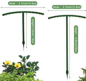 Plant <strong>Support</strong> Garden <strong>Flower</strong> <strong>Support</strong> Stake Half Round Ring Plastic Plant Cage Holder <strong>Flower</strong> Climbing Trellis Plant Vegetable - Product Image 2