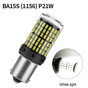 12V 24V Super Bright 1156 1157 BAY15D LED <b>Bulbs</b> Red <b>White</b> Amber 144-SMD 3014 Chips Car Reverse Tail Brake Light <b>Bulb</b> - Product Image 4