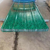 Tôle de toiture en tôle de fer galvanisée enduite de zinc en aluminium ondulé bon marché pour Maison