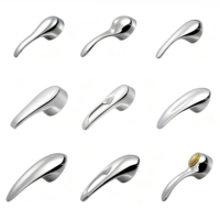 Poignée de robinet de remplacement en alliage de zinc chromé, monocommande pour lavabo, évier de cuisine, mitigeur, design moderne