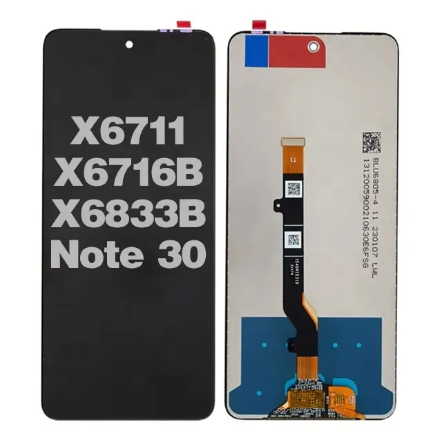 Perfect Lcd-Scherm Voor Infinix Note 30 4G X6833b X6711b Note 30 5G X6711 Nieuwe Telefoon Scherm Lcd Combo Digitizer Betrouwbare Leverancier