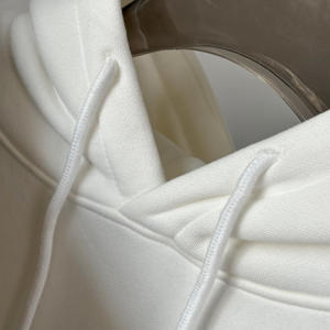 سترات بغطاء رأس للرجال بالجملة سترات بغطاء رأس كاجوال بلون سادة كبيرة الحجم عالية الجودة شعار مخصص سترات بغطاء رأس للرجال - Product Image 5