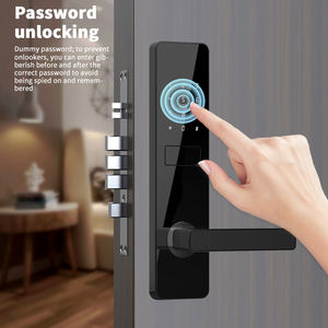 Serrure intelligente résidentielle Infinova X3 - Wi-Fi/Compatible avec les portes en verre, déverrouillage par mot de passe/clé/carte, contrôlée par l'application Ttlock - Product Image 6