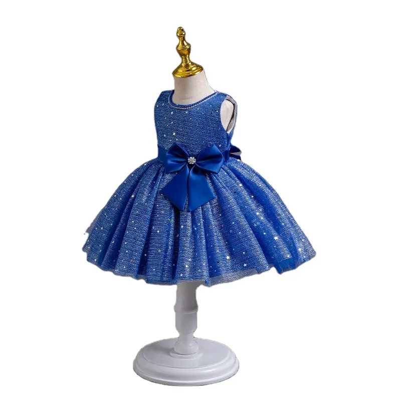 Baby Party Frocks Birthday Party Wear high Quality Cake Layered Girl Boutique Ruffle Dress AX181