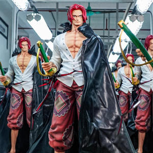 Figura de Manga de Gran Tamaño de 67 cm, Estatuas de ONE PIECE, Modelo de Shanks de Pelo Rojo, Juguetes de Regalo, Figura de Anime de PVC - Product Image 4