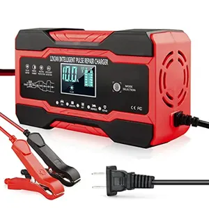 12v10aカーバッテリー充電器パワーパルス修理充電器ウェットドライ鉛蓄電池メンテナートリクル充電器