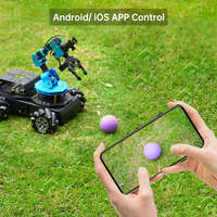 Kit de développement de bras robotique Hiwonder ArmPi Pro AI Vision Robot Raspberry Pi ROS, châssis à roues Mecanum 4 roues motrices, voiture robot open source