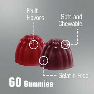 Gomitas de fibra prebiótica para la salud digestiva y el apoyo intestinal-Suplemento dietético vegano, sin gelatina con <span class=keywords><strong>FOS</strong></span> para adultos y niños - Product Image 5