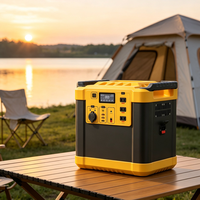 Station d'alimentation portable LiFePO4 2000W 2016Wh, crête de 4000W, charge complète en 1,5h, 220V 110V AC pour camping et camping-car